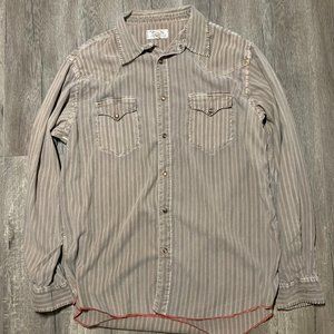 Ryan Michael Men's Long Sleeve Silk Blend Shirt